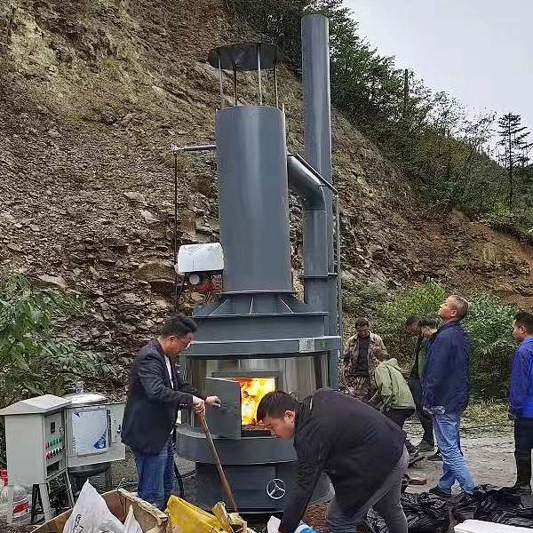 四川雅安熊猫基地固废焚烧炉